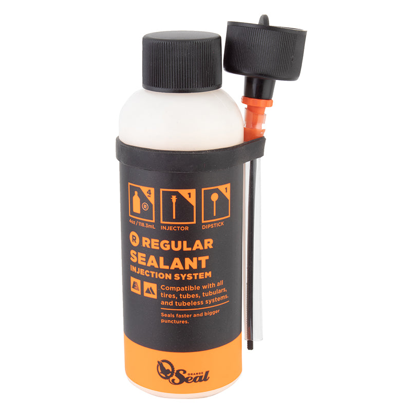 Orange Seal Tubeless Tire Sealant with Twist Lock Applicator - 4oz - Downtown Bicycle Works 
