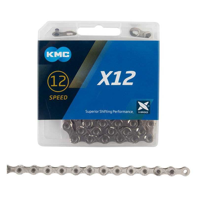KMC X12 Chain - Silver - Downtown Bicycle Works 