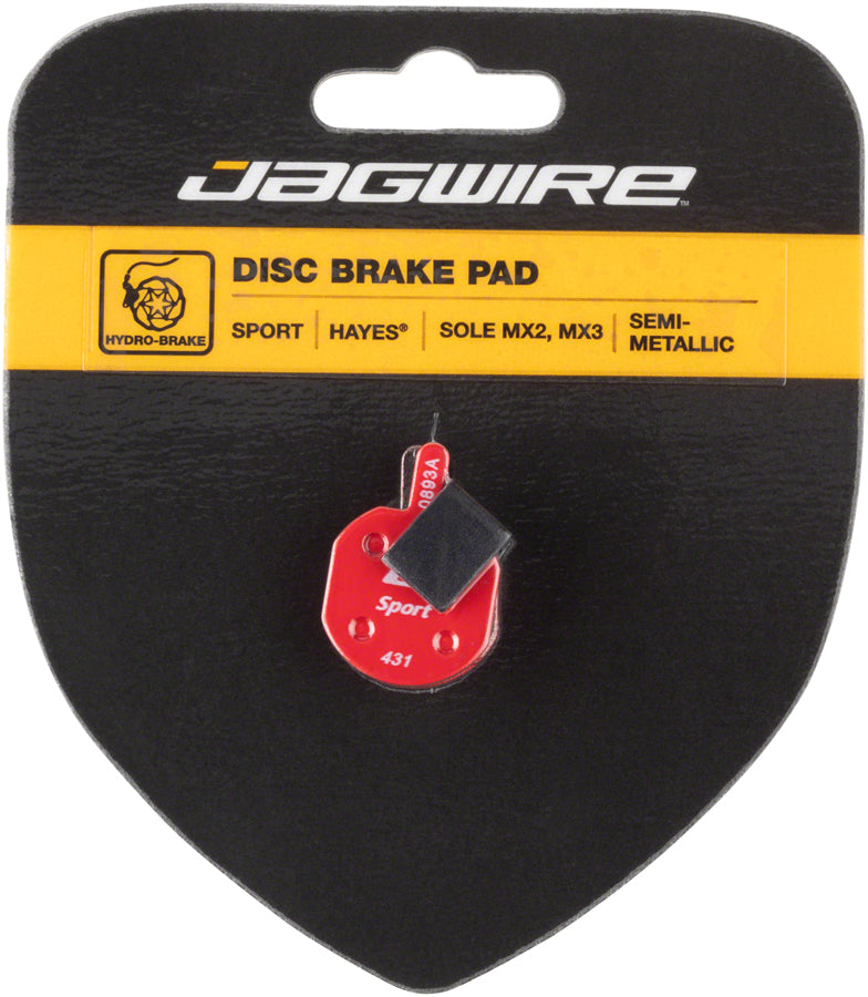 Jagwire Mountain Sport Semi-Metallic Disc Brake Pads for Hayes - Downtown Bicycle Works 