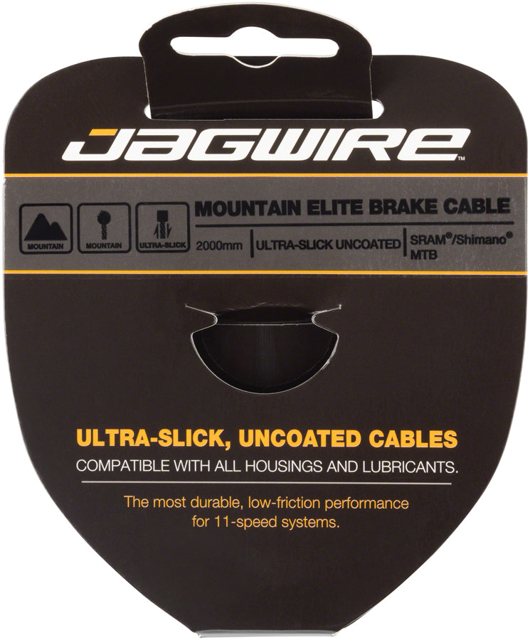 Jagwire Elite Ultra-Slick MTB Brake Cable - 1.5x2000mm - Downtown Bicycle Works 