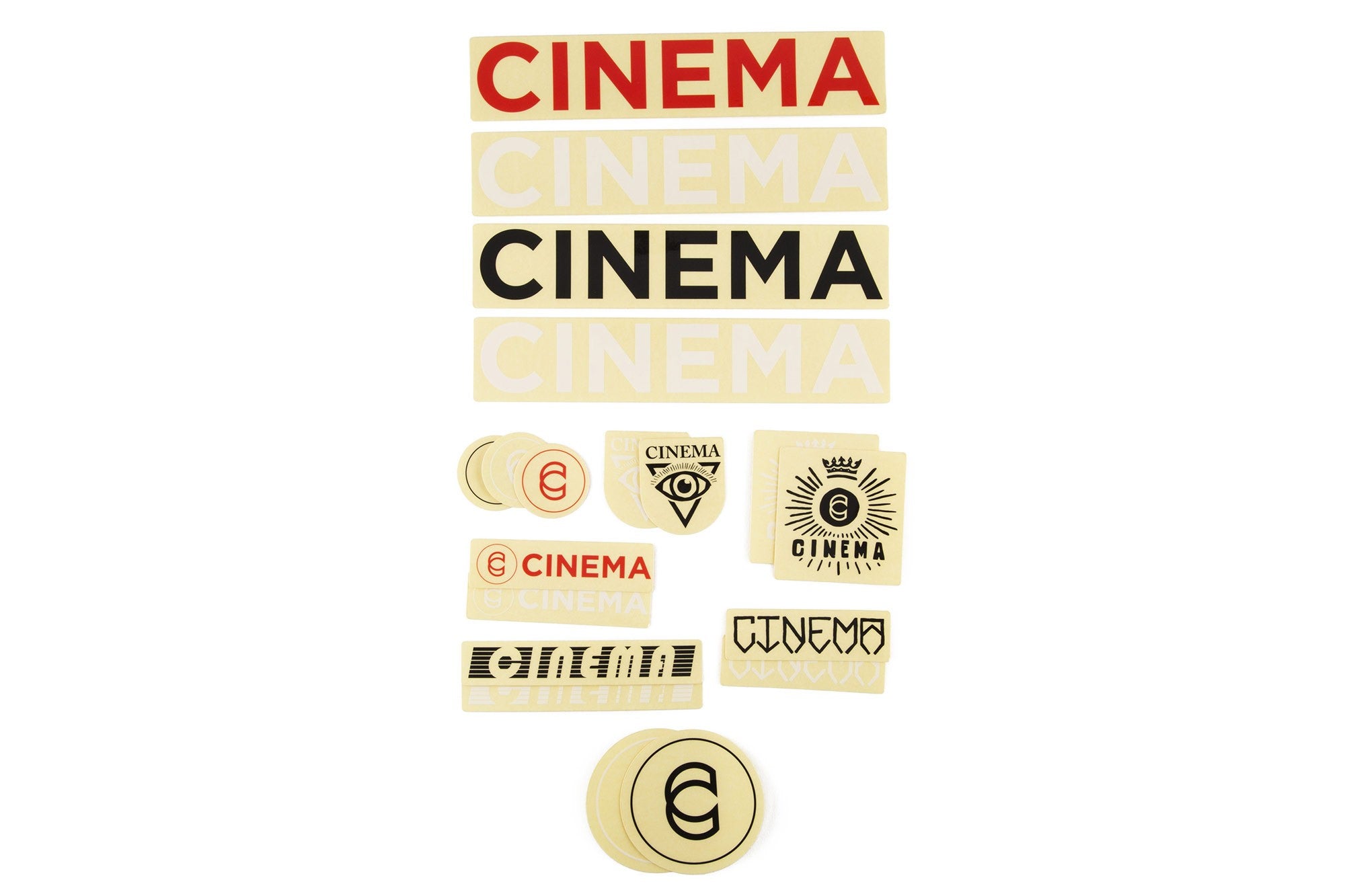 Cinema 2020 Sticker Pack - Downtown Bicycle Works 