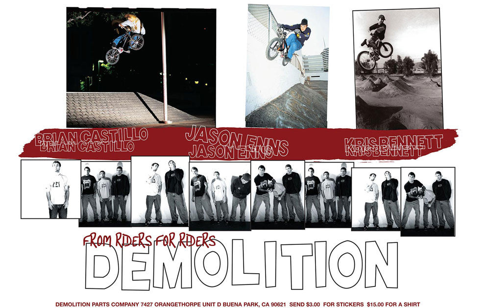 Demolition BMX and Volume Bikes