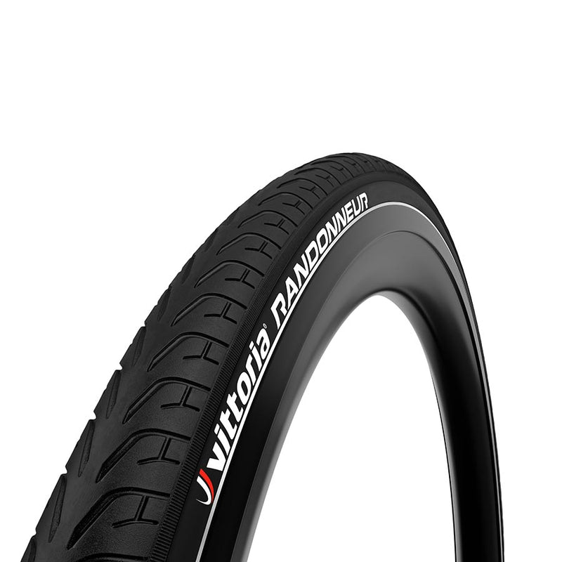 Vittoria, Randonneur, Hybrid Tire, 700x28C, Wire, Clincher, Reflective, Black