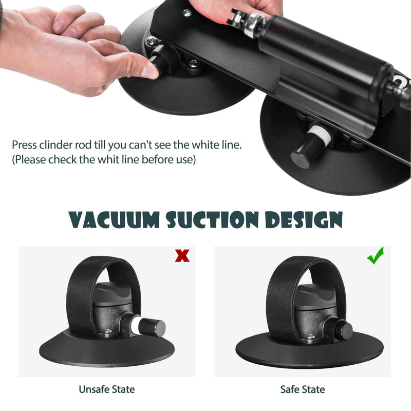 ROCKBROS Suction Cup Bike Rack for Car Roof Quick Release Sucker Mount