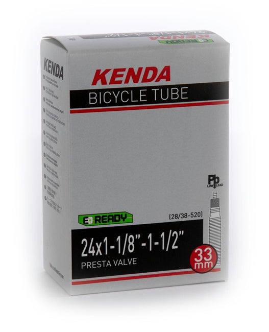 Kenda Standard Presta Valve Tube - 24x1-1/8-1-1/2 - Downtown Bicycle Works 
