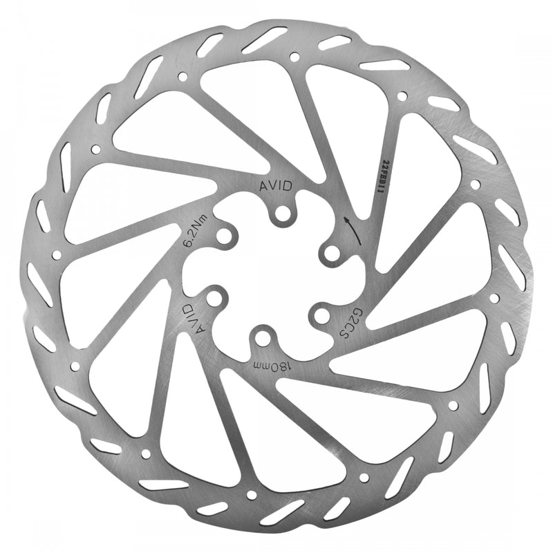 Avid G2 CleanSweep Disc Brake Rotor - 180mm (6-Bolt)