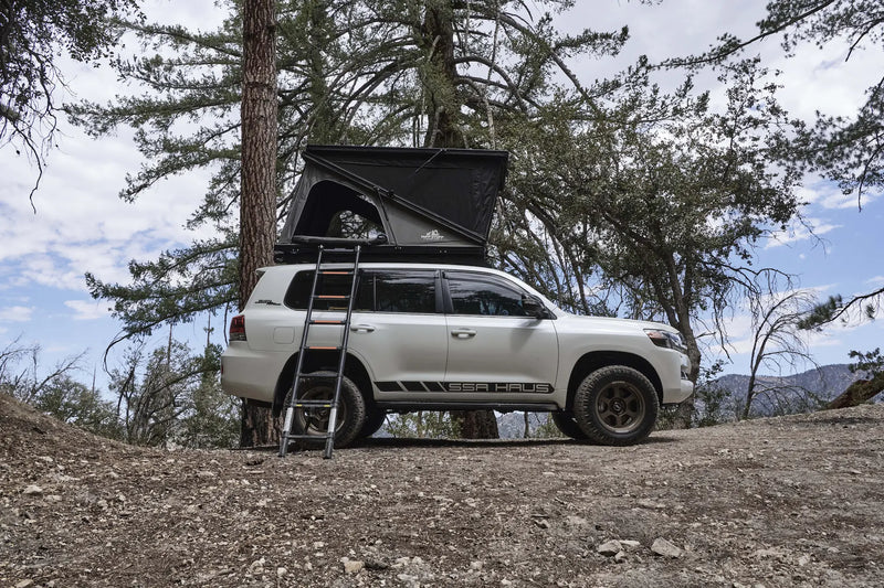 Alpine 51 Hardshell Rooftop Tent – Aluminum – 2 Person – Black – Compact Overland Design