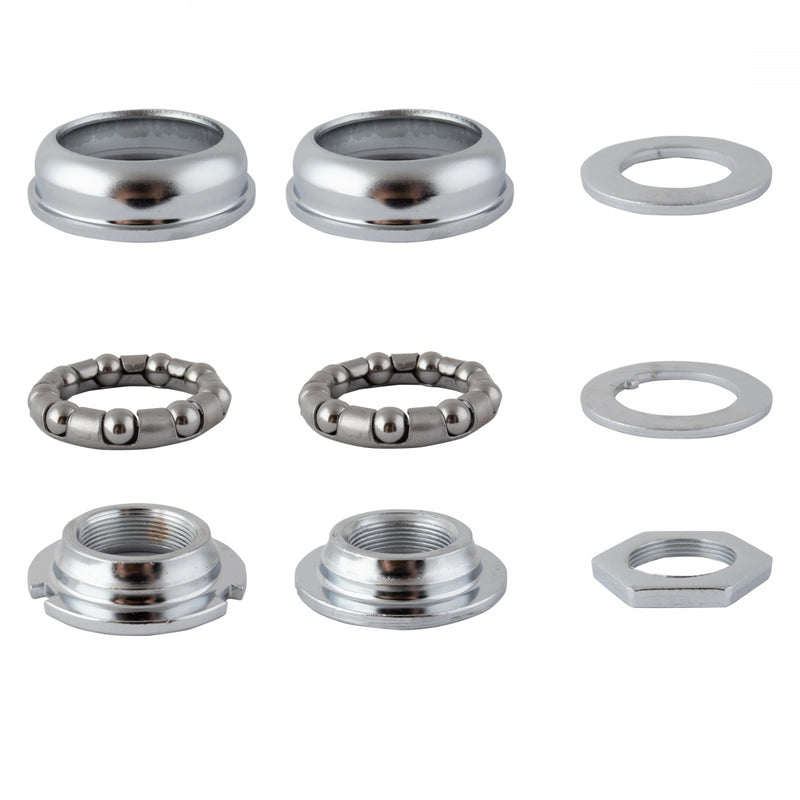 Black Ops Bottom Bracket Set - Chrome