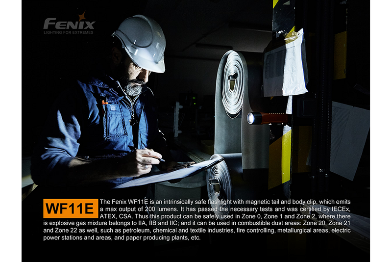 Fenix WF11E Intrinsically Safe Flashlight