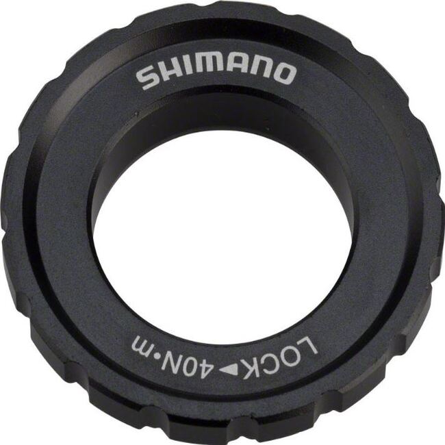 Shimano XT M8010 Outer Serration Centerlock Disc Rotor Lockring (Sold Individually)