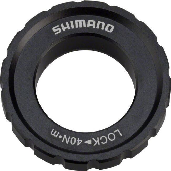 Shimano XT M8010 Outer Serration Centerlock Disc Rotor Lockring (Sold Individually)