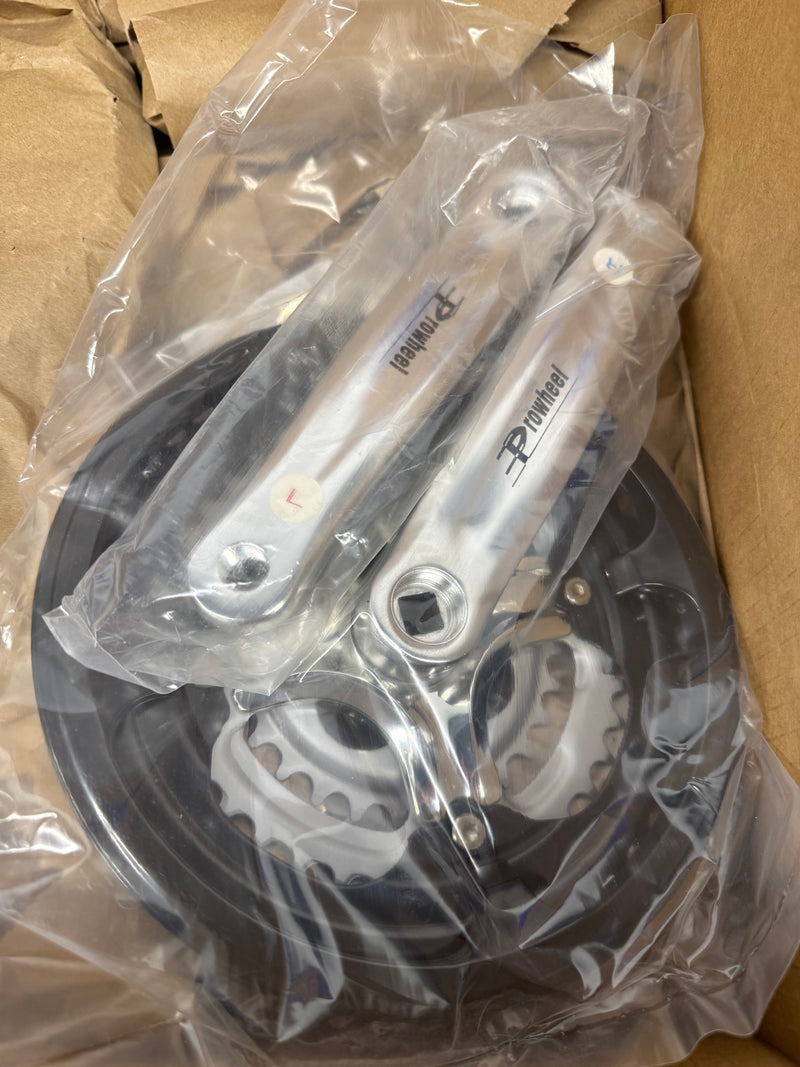 ProWheel 7/8 Speed Square Taper Crankset - 170mm (48/38/28T)