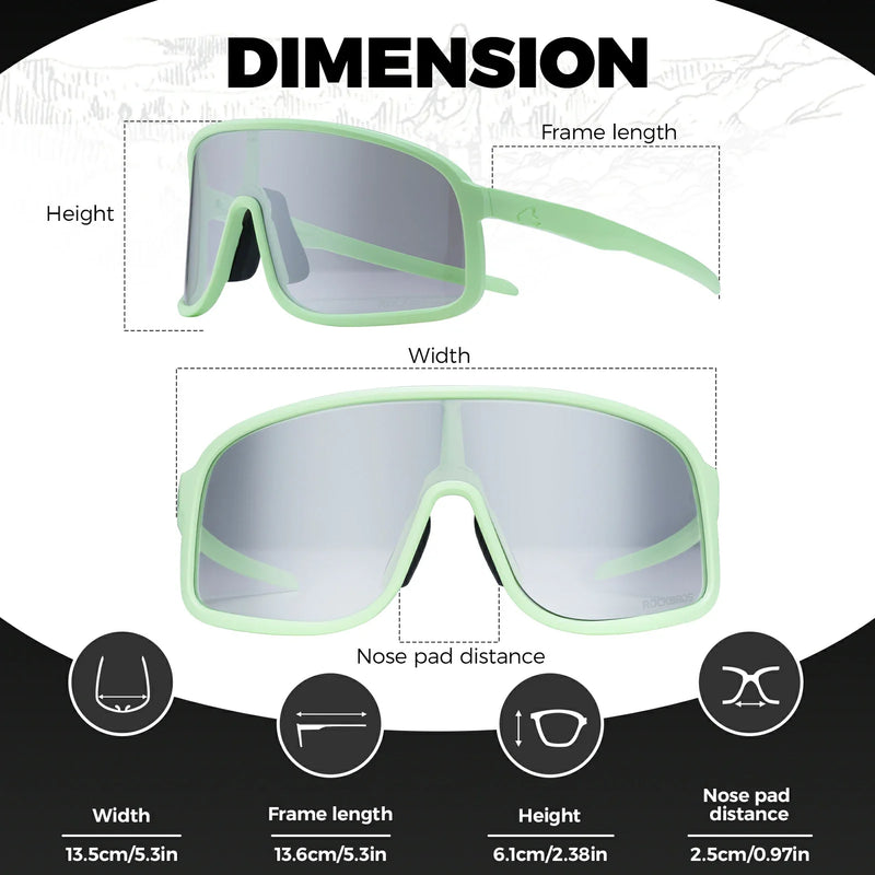 Polarized Photochromic Cycling Sunglasses