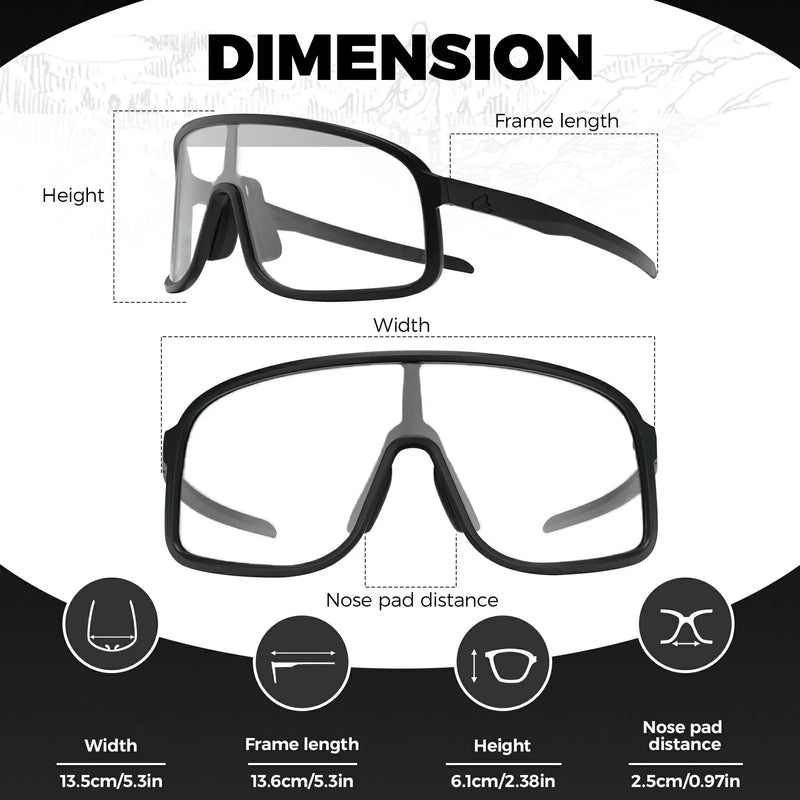 Polarized Photochromic Cycling Sunglasses
