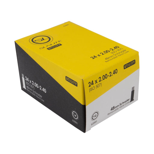 Sunlite Utility Schrader Valve Tube - 24x2.00-2.40	" - Downtown Bicycle Works 