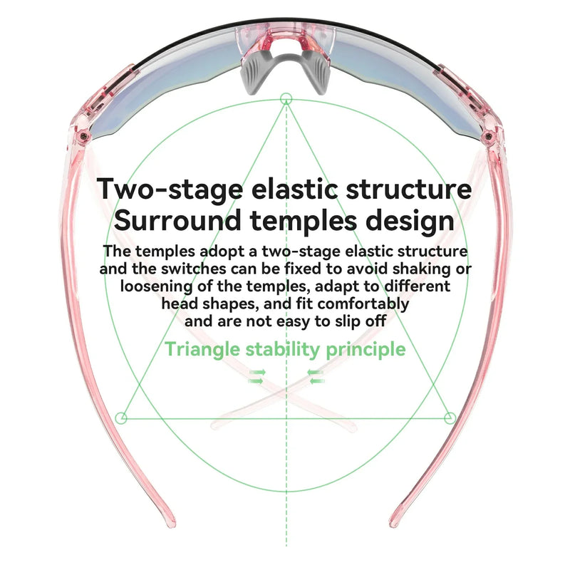 Durable Polarized Cycling Sunglasses with UV400 Protection