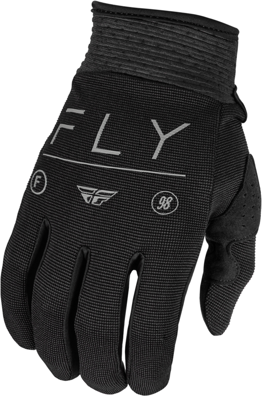 Fly Racing F-16 Youth Gloves - Black/Charcoal