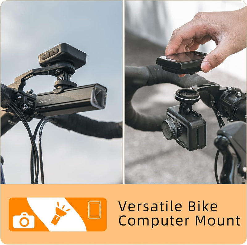 ROCKBROS Out Front Bike Mount Cycling Computer Mount Bike Handlebar 1.25''/ 31.8mm