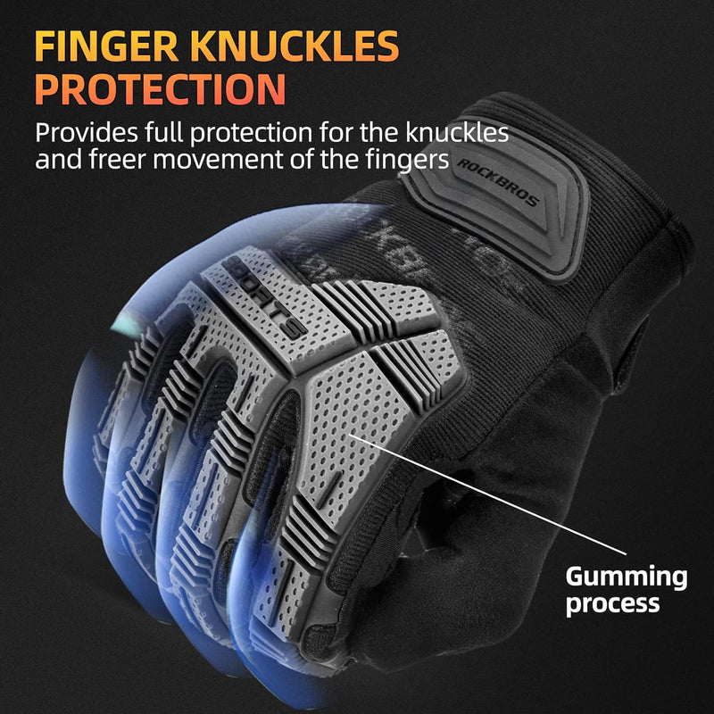 ROCKBROS Mountain Bike Gloves Dirt Bike Gloves