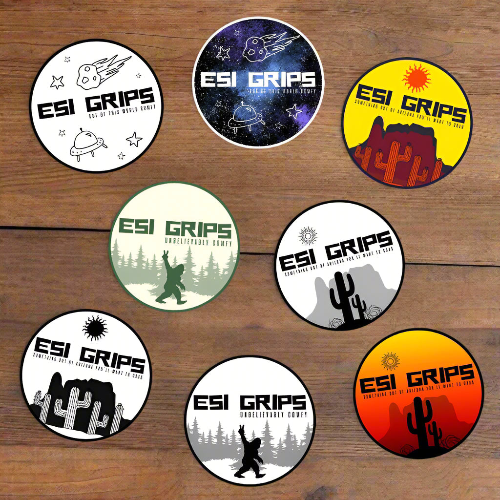 ESI GRIPS Limited Edition Stickers