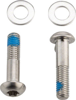 SRAM Flat Mount Disc Caliper Bracket Bolts 22mm - Titanium - Downtown Bicycle Works 