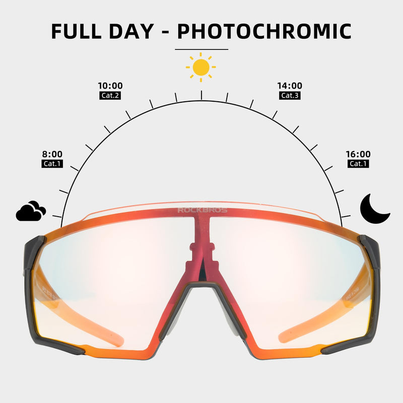 Polarised Full-Lens Sunglasses for Outdoor Sports