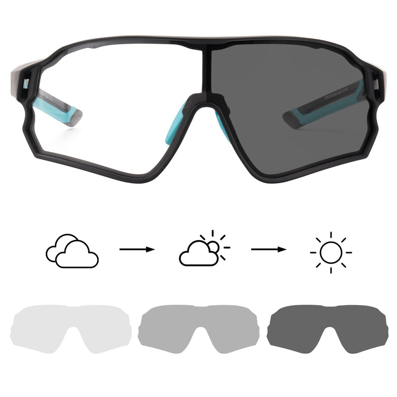 Thickened PC Lens Photochromic Sunglasses (UV400)