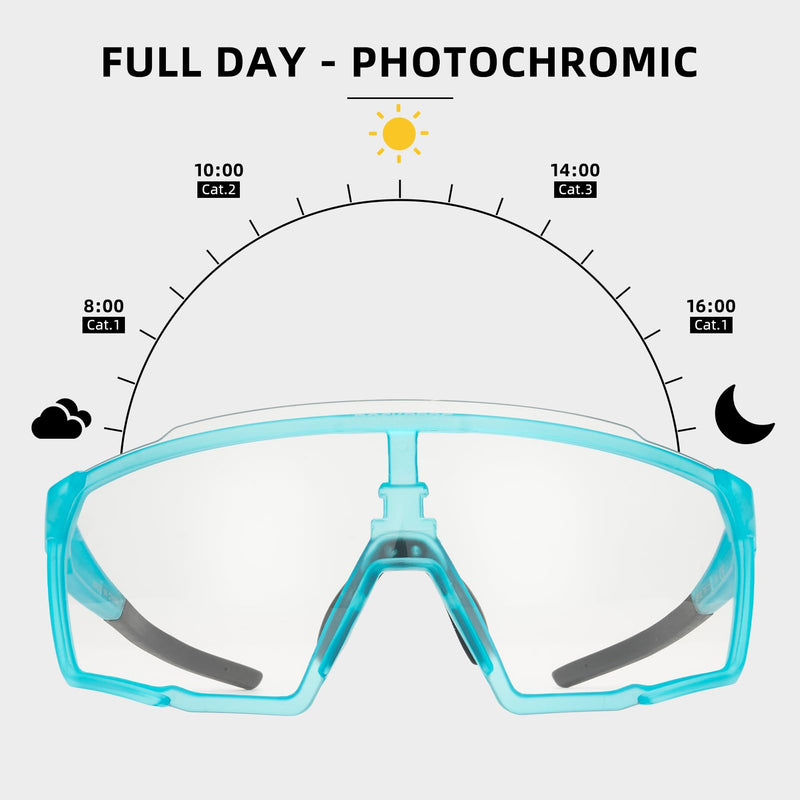 Polarised Full-Lens Sunglasses for Outdoor Sports