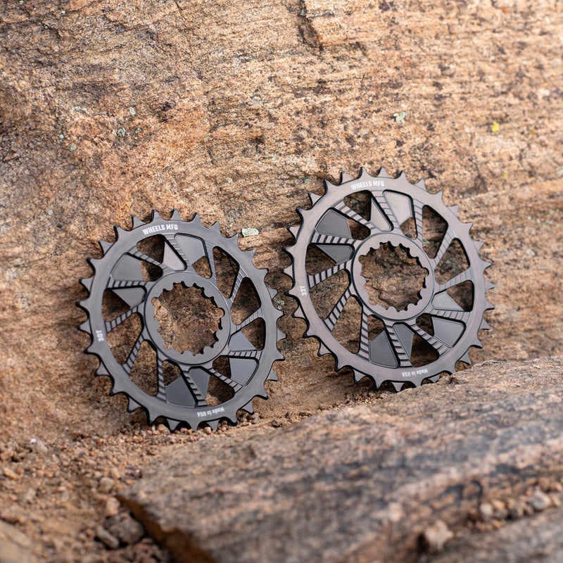 Direct Mount Chainrings for SRAM 3-bolt Cranks - Hyperglide+ Tooth Pattern