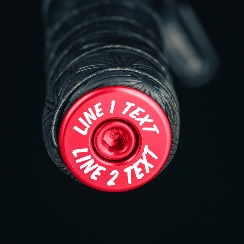 You Say It Best - Custom Text Bicycle Bar End Plugs