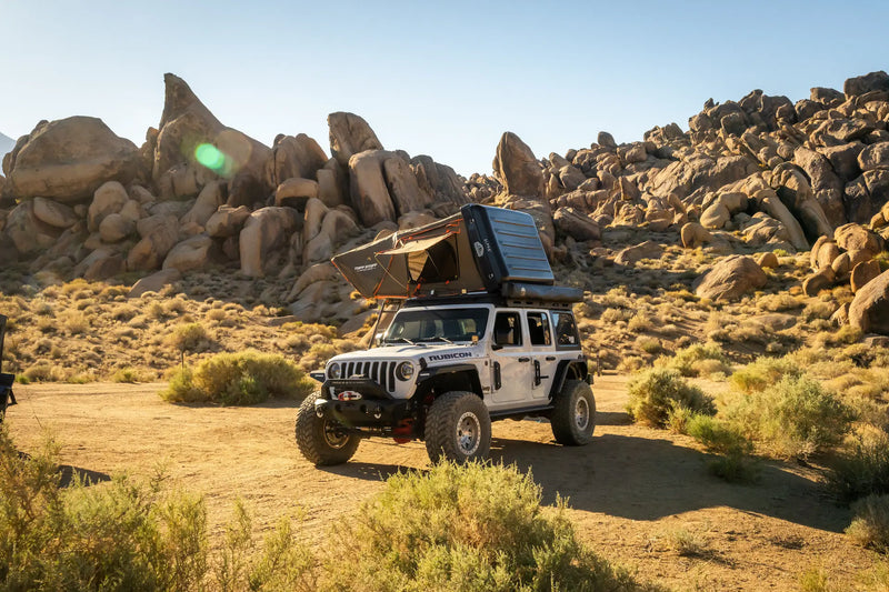 Alpha II Hardshell Rooftop Tent – ABS – 2 Person – Black – Lightweight Off-Road Tent