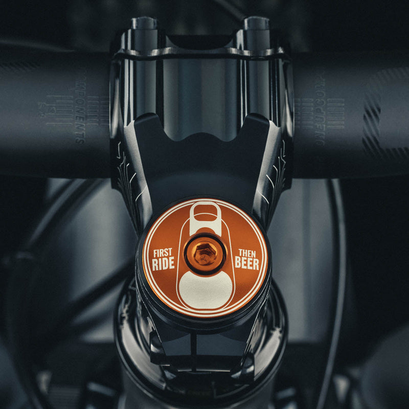 First Ride Then Beer - Bicycle Headset Cap