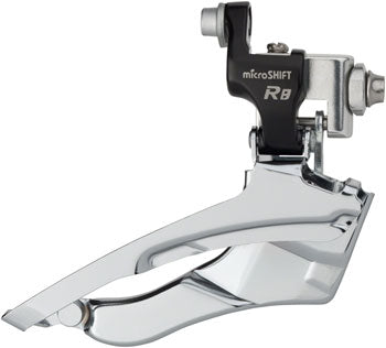 microSHIFT R8 Front Derailleur 7/8-Speed Triple - Braze-On (50/39/30T) - Downtown Bicycle Works 