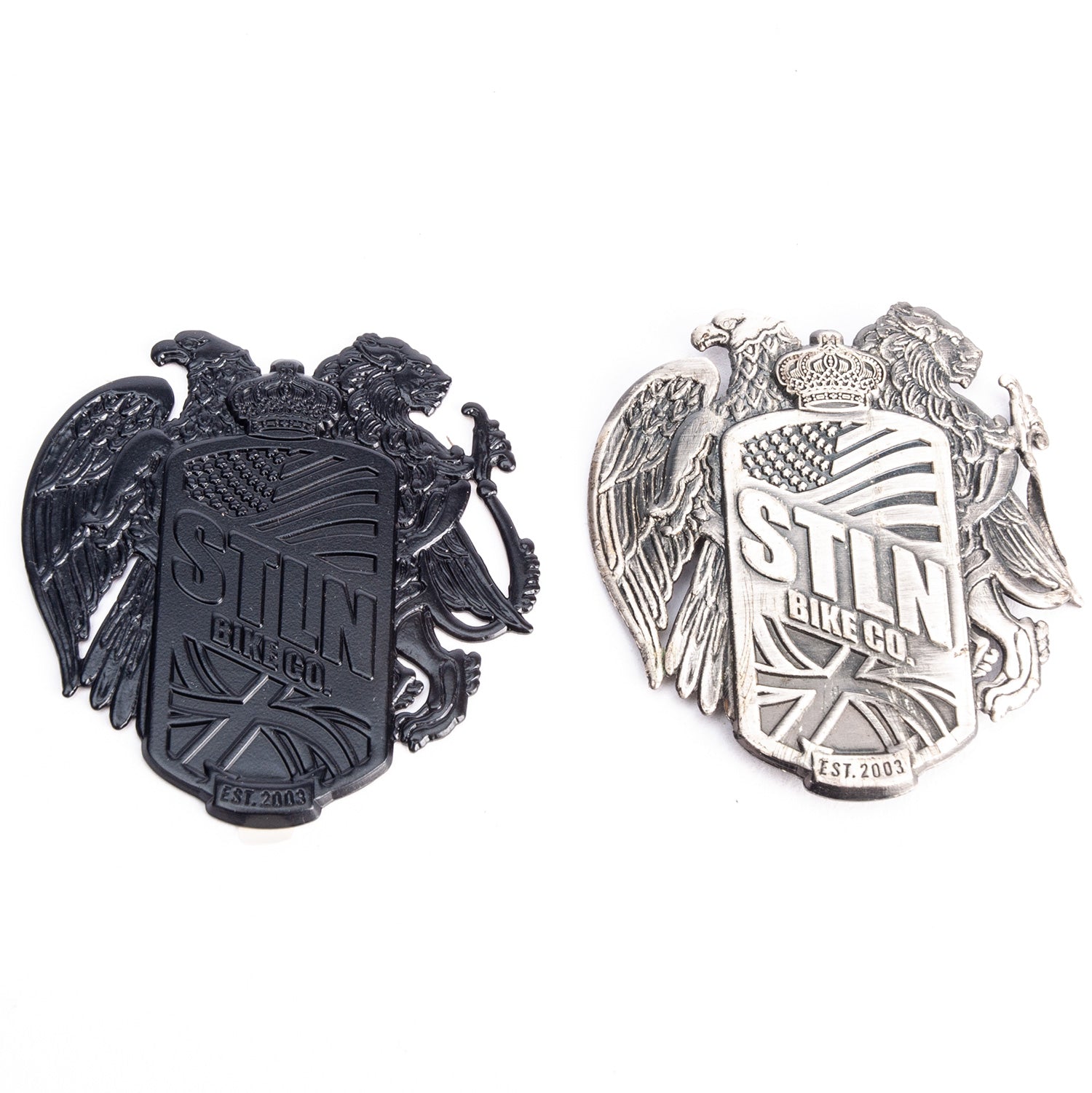 10 YEAR CREST METAL BADGE