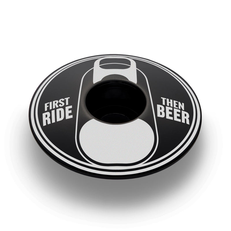 First Ride Then Beer - Bicycle Headset Cap
