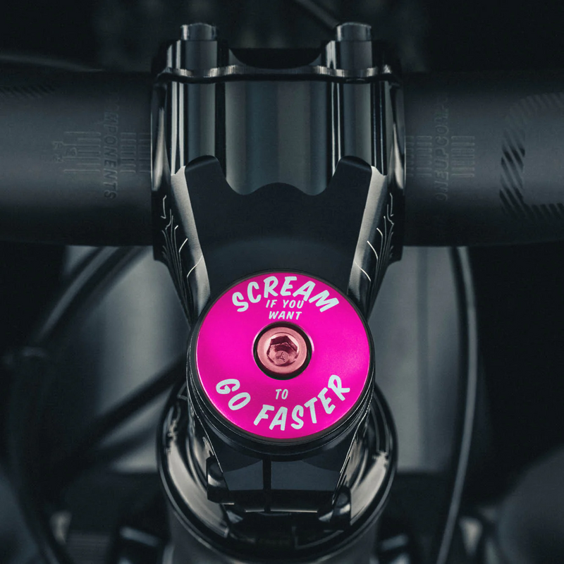 Scream If You Want to Go Faster - Bicycle Headset Cap