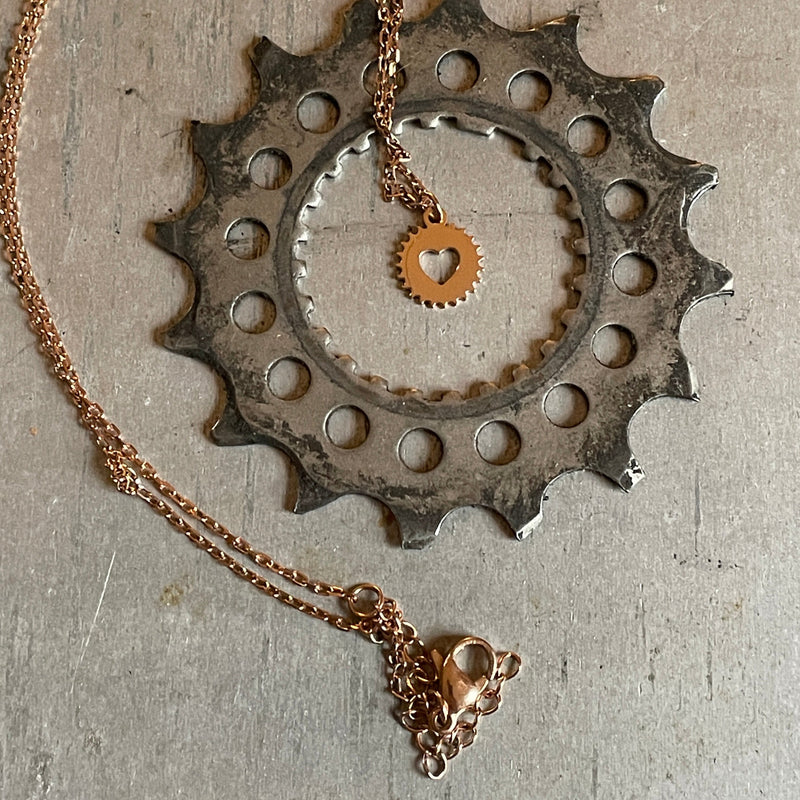 Necklace Crank Heart