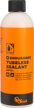 Orange Seal Endurance Tubeless Tire Sealant Refill - 8oz - Downtown Bicycle Works 