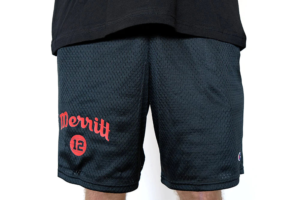 Merritt Baller Mesh Shorts (Black Or Red) - Downtown Bicycle Works 