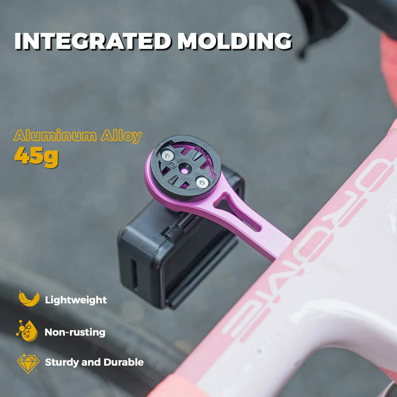 ROCKBROS Bike Aluminum Computer Mount  compatible with Garmin, Wahoo, Bryton, and GoPro