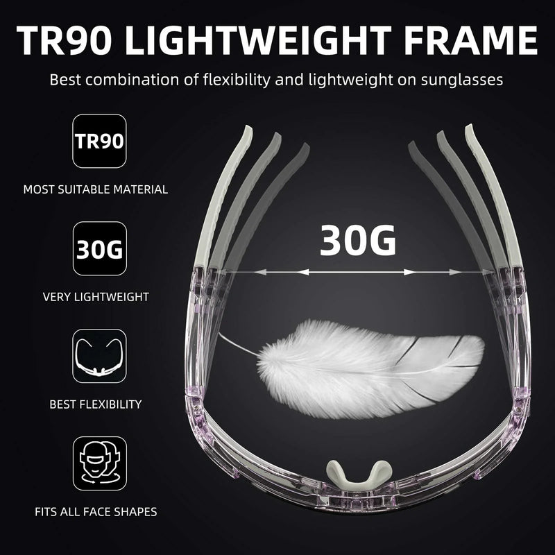 Unisex Transition Sports Sunglasses for Cycling