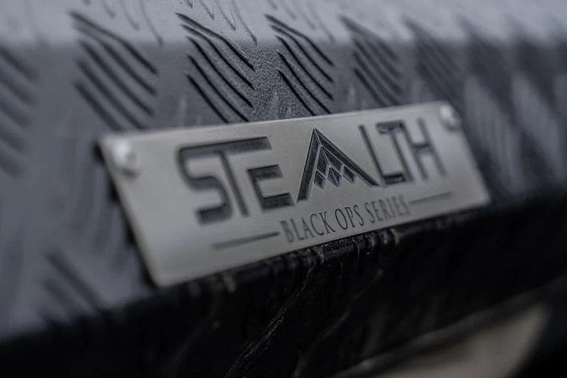 Stealth Hardshell Rooftop Tent – Aluminum – 3 Person – Black – Low-Profile Overland Tent