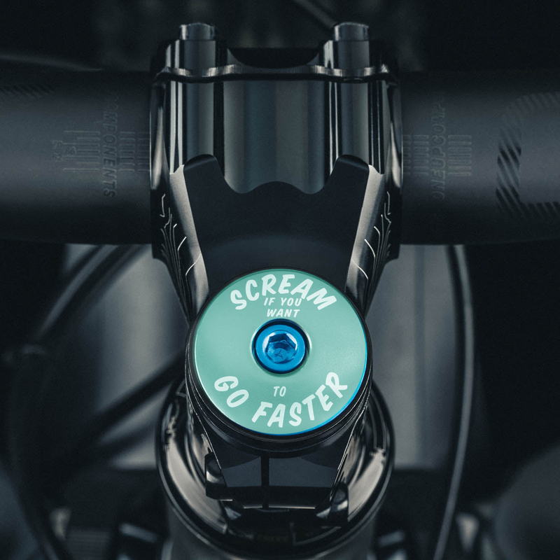 Scream If You Want to Go Faster - Bicycle Headset Cap