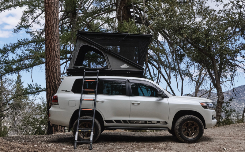 Alpine 61 Hardshell Rooftop Tent – Aluminum, 2–3 Person, 4-Season Overland Tent for SUVs & Trucks – Black Compact Design