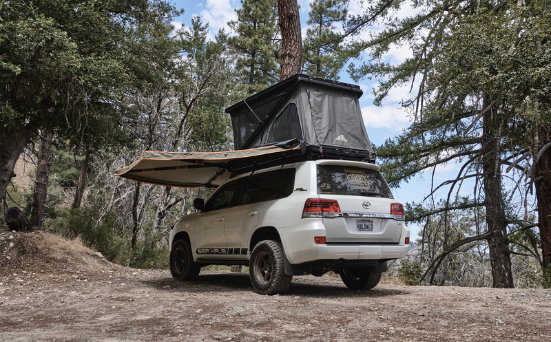 Alpine 61 Hardshell Rooftop Tent – Aluminum, 2–3 Person, 4-Season Overland Tent for SUVs & Trucks – Black Compact Design