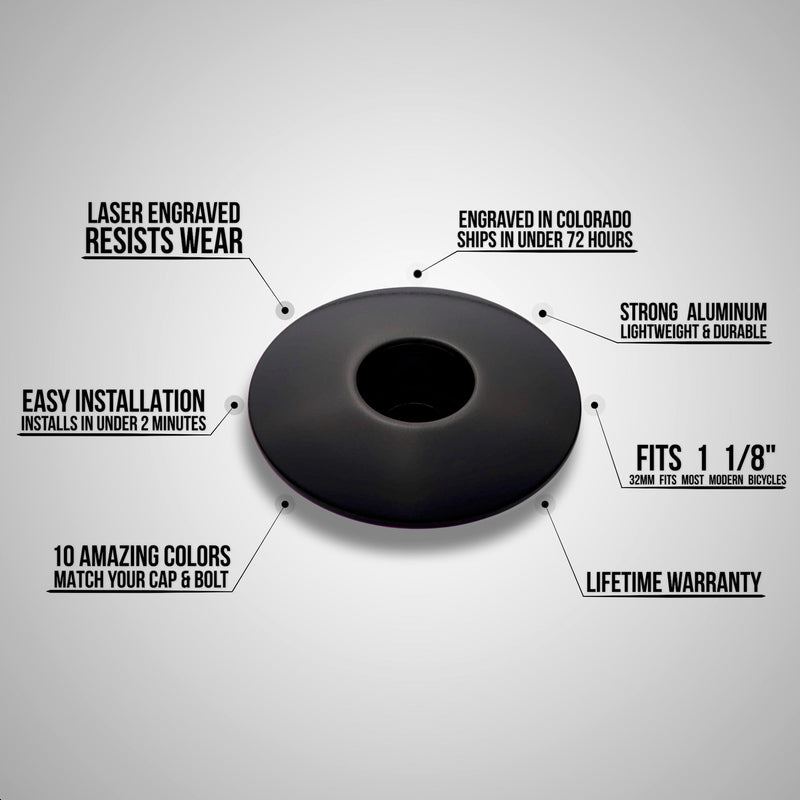 Ride Bikes & Screw Bicycle Headset Cap