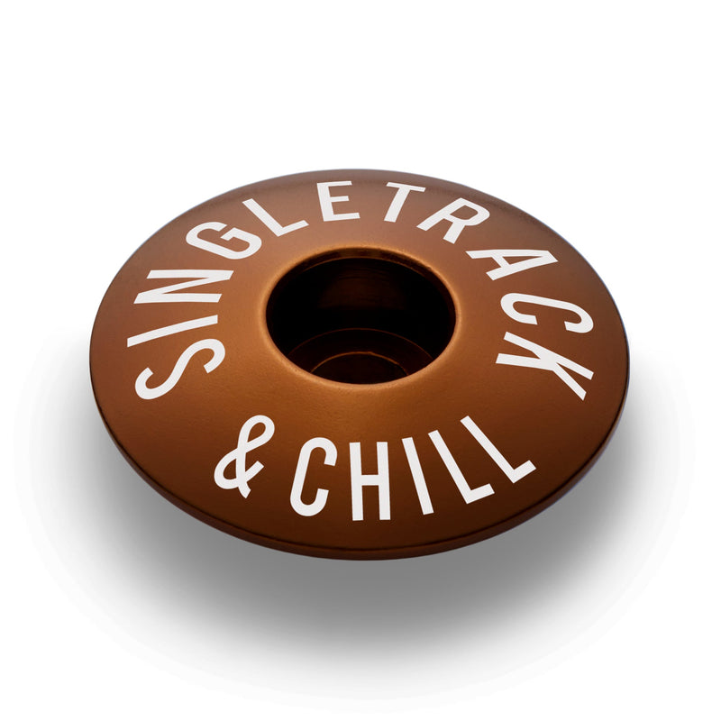 Singletrack & Chill Bicycle Headset Cap