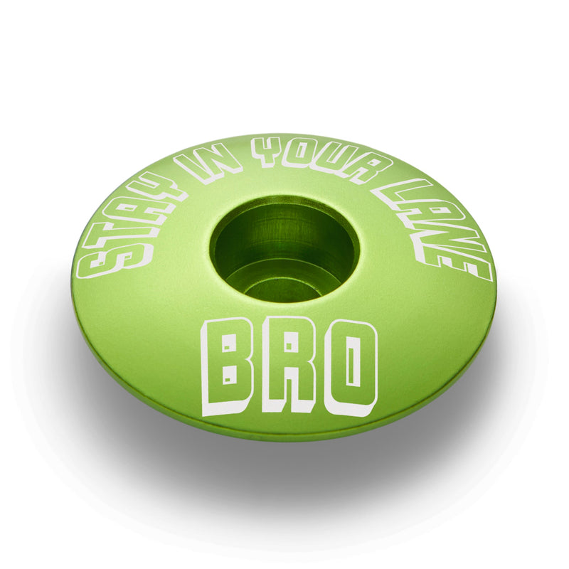 Stay In Your Lane, Bro - Bicycle Headset Cap