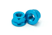 Theory Aluminum Axle Nut - 3/8" x 26 (Various Colors) - Downtown Bicycle Works 