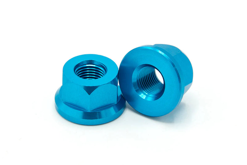 Theory Aluminum Axle Nut - 3/8" x 26 (Various Colors) - Downtown Bicycle Works 